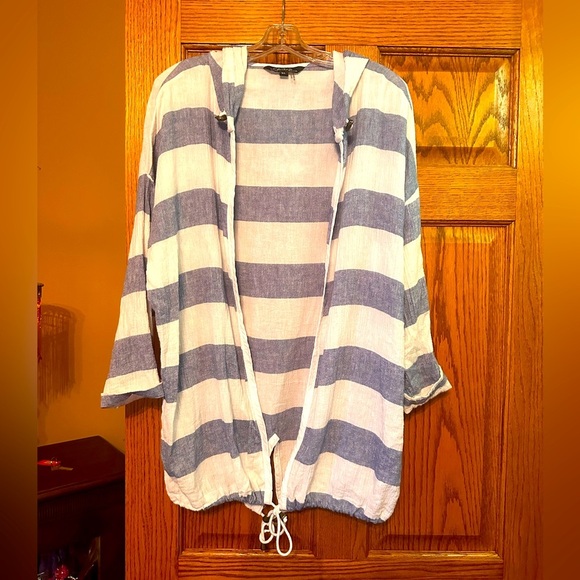 Charlie B Lightweight Cotton/Linen Nautical jacket - Picture 1 of 4